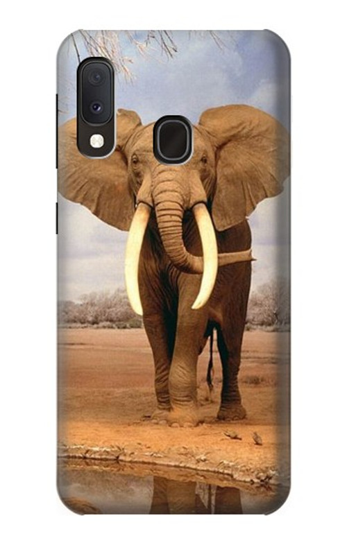 S0310 African Elephant Case Cover Custodia per Samsung Galaxy A20e S0310 African Elephant Case Cover Custodia per Samsung Galaxy A20e