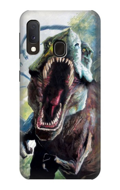 S1453 Trex Tyrannosaurus Rex Dinosaur Case Cover Custodia per Samsung Galaxy A20e