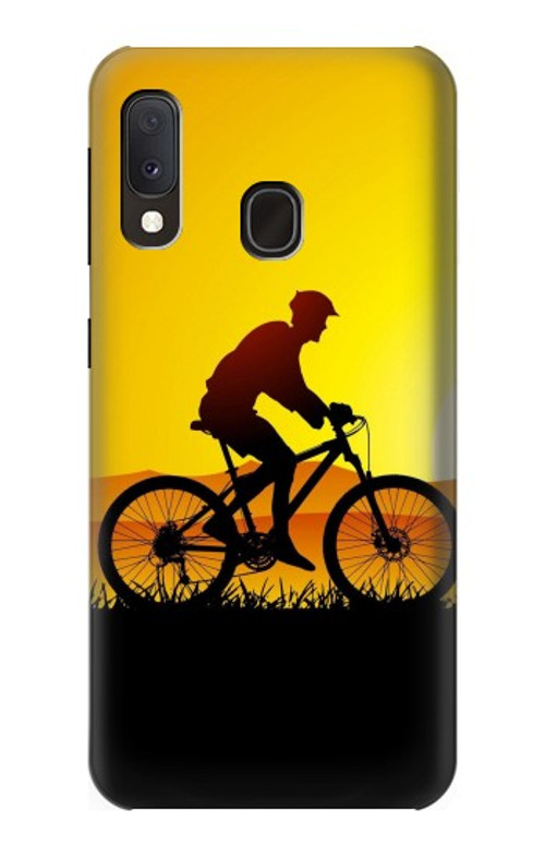 S2385 Bicycle Bike Sunset Case Cover Custodia per Samsung Galaxy A20e