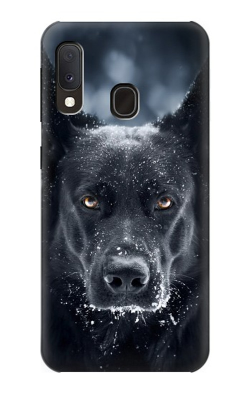 S3168 German Shepherd Black Dog Case Cover Custodia per Samsung Galaxy A20e S3168 German Shepherd Black Dog Case Cover Custodia per Samsung Galaxy A20e