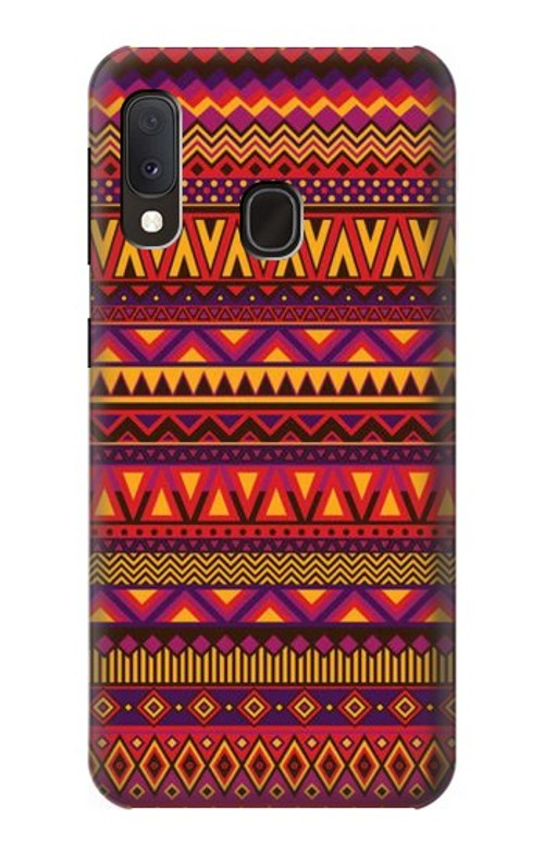 S3404 Aztecs Pattern Case Cover Custodia per Samsung Galaxy A20e