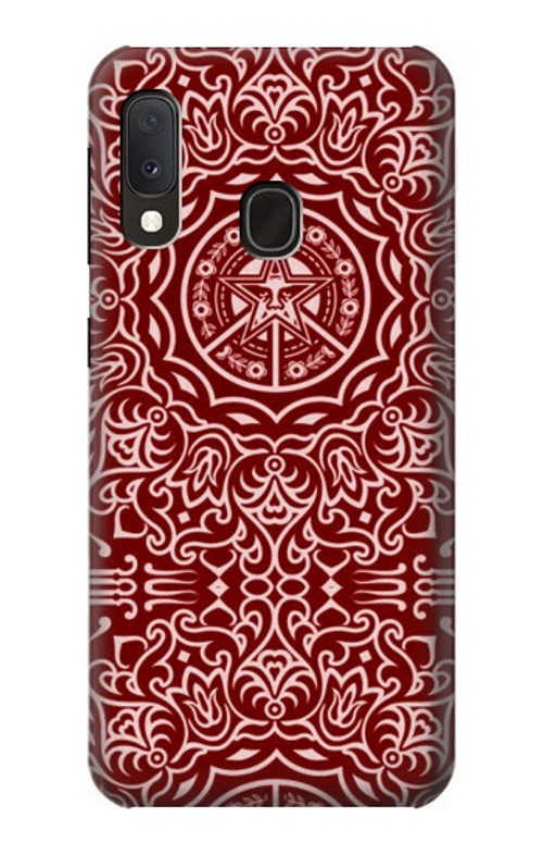 S3556 Yen Pattern Case Cover Custodia per Samsung Galaxy A20e