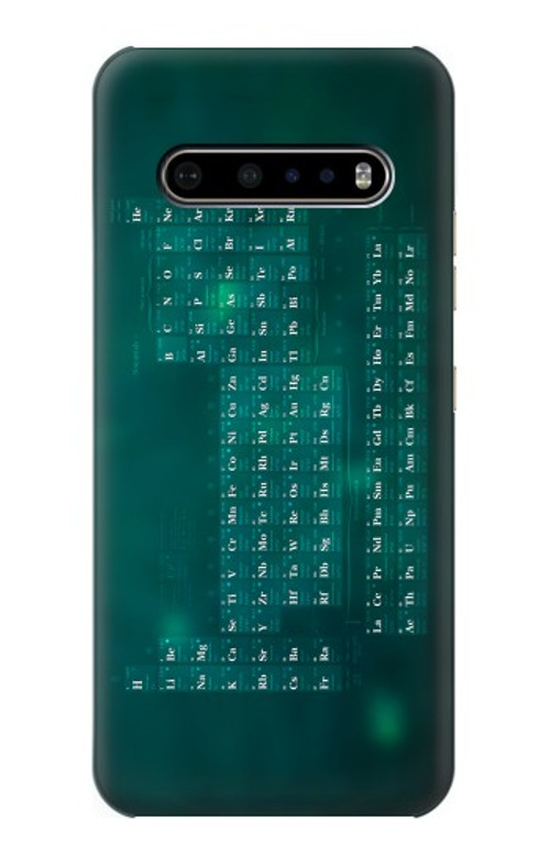 S0846 Chemistry Periodic Table Case Cover Custodia per LG V60 ThinQ 5G
