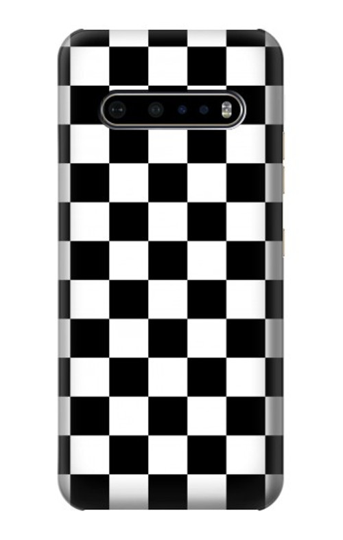S1611 Checkerboard Chess Board Case Cover Custodia per LG V60 ThinQ 5G