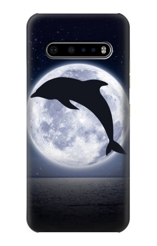 S3510 Dolphin Moon Night Case Cover Custodia per LG V60 ThinQ 5G