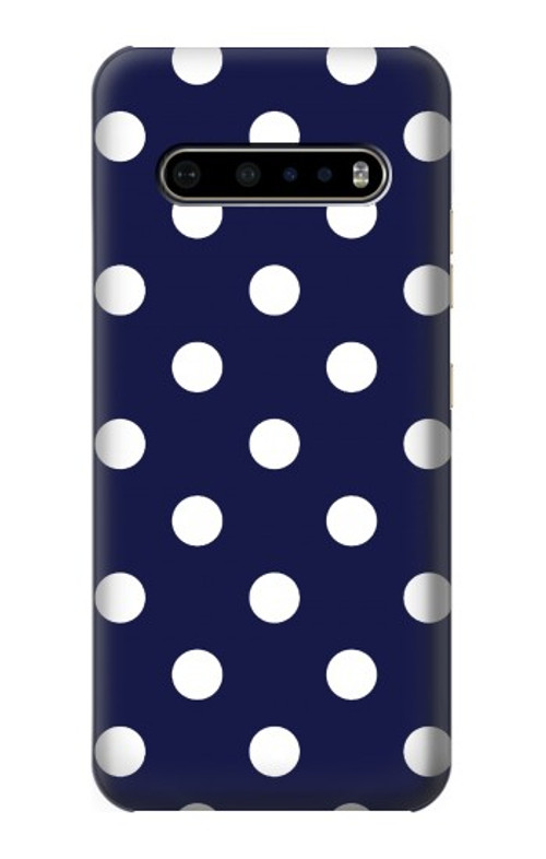 S3533 Blue Polka Dot Case Cover Custodia per LG V60 ThinQ 5G