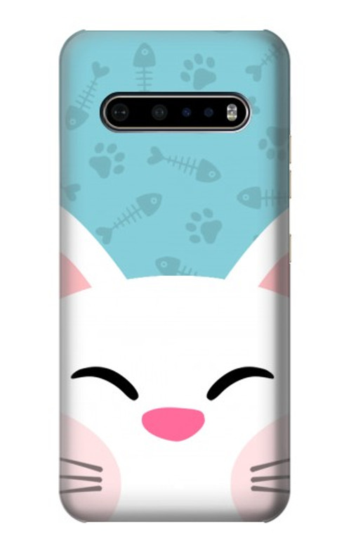 S3542 Cute Cat Cartoon Case Cover Custodia per LG V60 ThinQ 5G