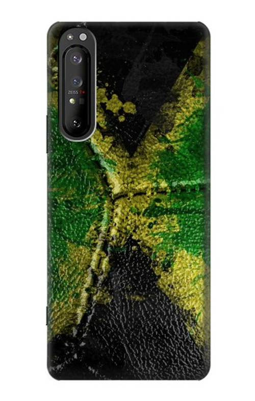 S3319 Jamaica Flag Vintage Football Graphic Case Cover Custodia per Sony Xperia 1 II