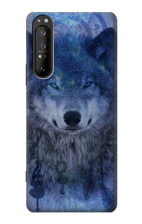 S3410 Wolf Dream Catcher Case Cover Custodia per Sony Xperia 1 II