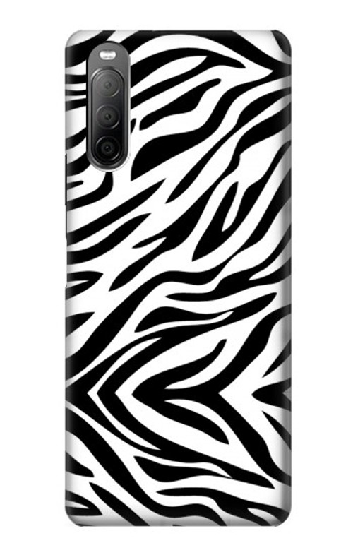 S3056 Zebra Skin Texture Graphic Printed Case Cover Custodia per Sony Xperia 10 II