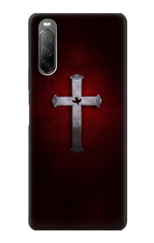 S3160 Christian Cross Case Cover Custodia per Sony Xperia 10 II