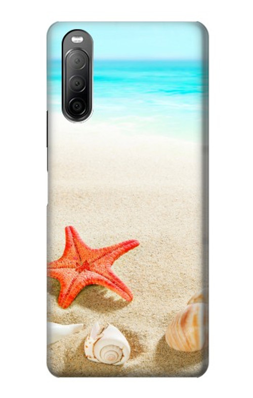 S3212 Sea Shells Starfish Beach Case Cover Custodia per Sony Xperia 10 II