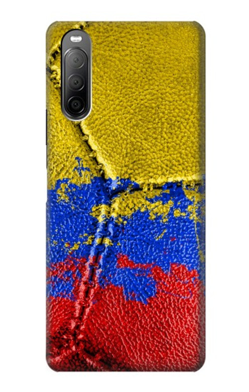 S3306 Colombia Flag Vintage Football Graphic Case Cover Custodia per Sony Xperia 10 II