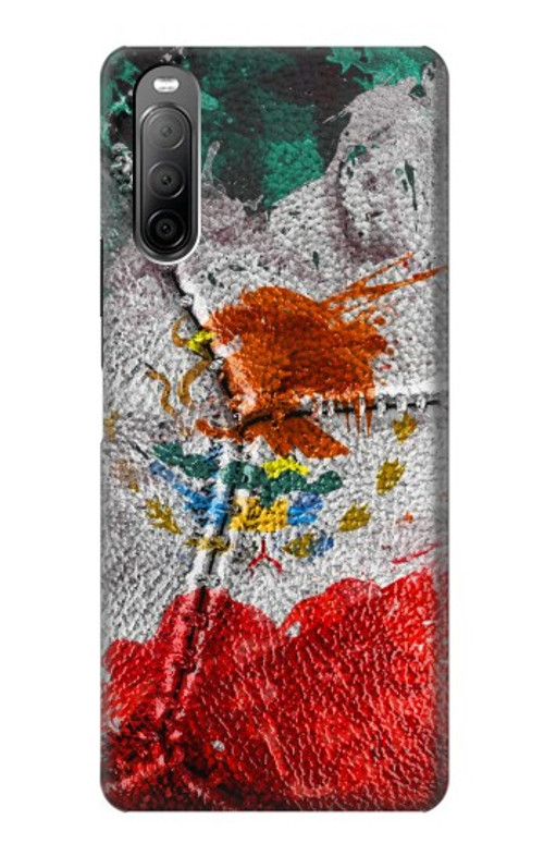 S3314 Mexico Flag Vinatage Football Graphic Case Cover Custodia per Sony Xperia 10 II