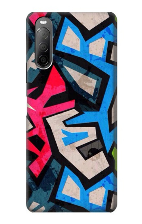 S3445 Graffiti Street Art Case Cover Custodia per Sony Xperia 10 II