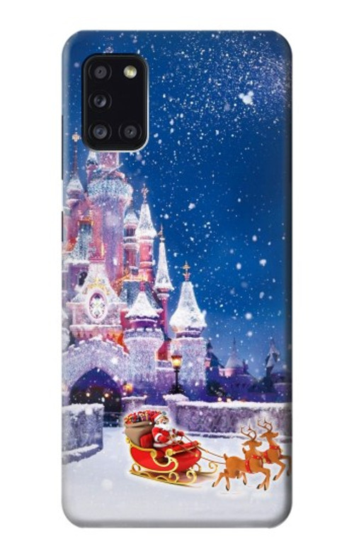 S3282 Santa Xmas Castle Case Cover Custodia per Samsung Galaxy A31