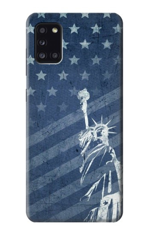S3450 US Flag Liberty Statue Case Cover Custodia per Samsung Galaxy A31