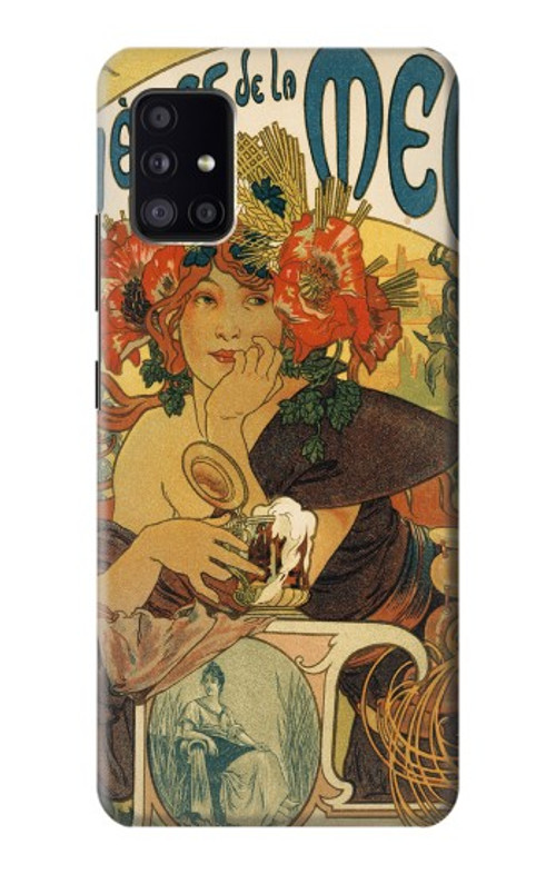 S2740 Alphonse Mucha Bieres De La Muse Case Cover Custodia per Samsung Galaxy A41