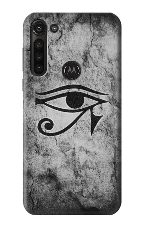 S3108 Ancient Egyptian Sun Eye Of Horus Case Cover Custodia per Motorola Moto G8 Power