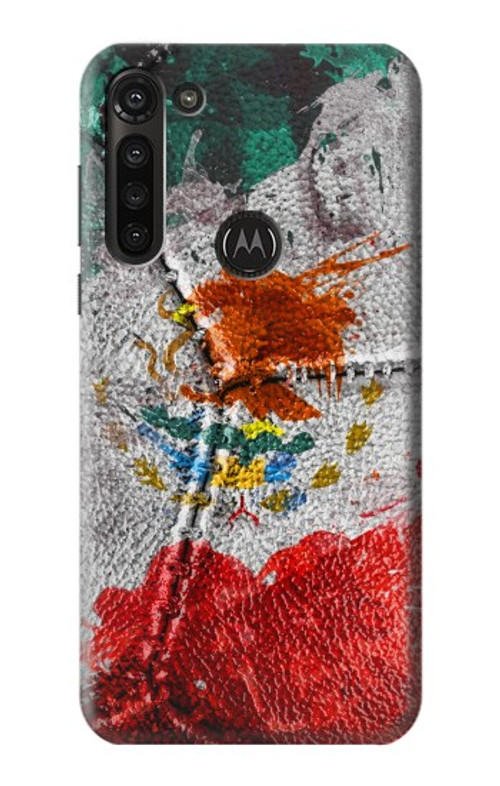 S3314 Mexico Flag Vinatage Football Graphic Case Cover Custodia per Motorola Moto G8 Power