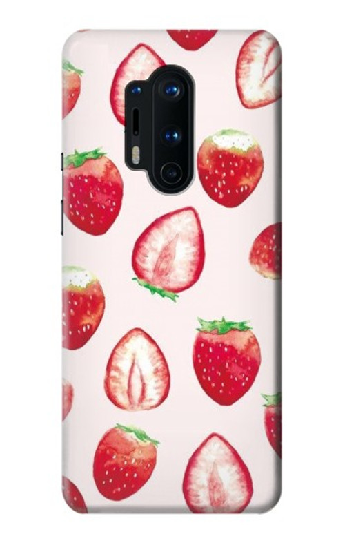 S3481 Strawberry Case Cover Custodia per OnePlus 8 Pro