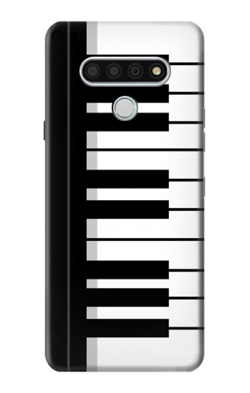 S3078 Black and White Piano Keyboard Case Cover Custodia per LG Stylo 6