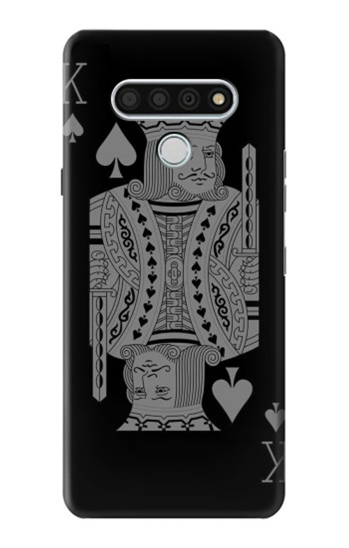 S3520 Black King Spade Case Cover Custodia per LG Stylo 6