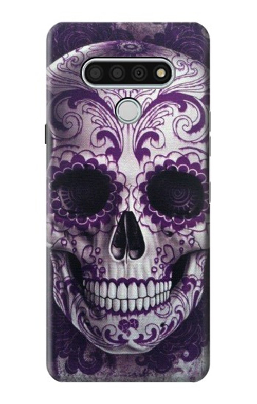 S3582 Purple Sugar Skull Case Cover Custodia per LG Stylo 6