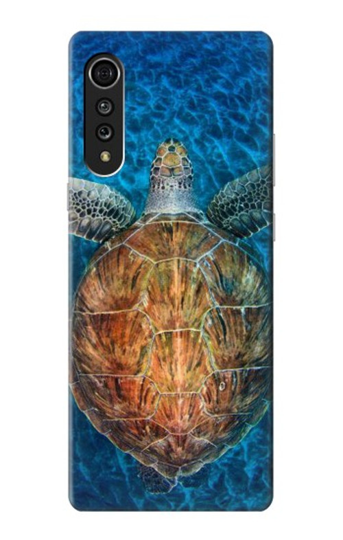 S1249 Blue Sea Turtle Case Cover Custodia per LG Velvet