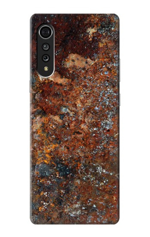S2714 Rust Steel Texture Graphic Printed Case Cover Custodia per LG Velvet S2714 Rust Steel Texture Graphic Printed Case Cover Custodia per LG Velvet