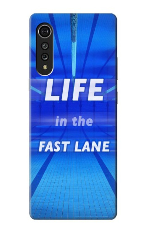 S3136 Life in the Fast Lane Swimming Pool Case Cover Custodia per LG Velvet