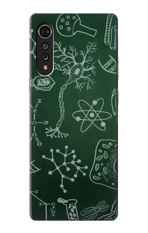 S3211 Science Green Board Case Cover Custodia per LG Velvet