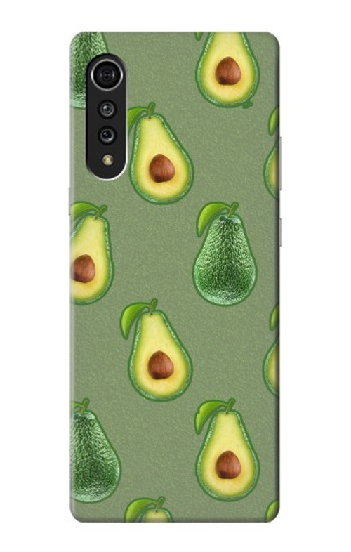 S3285 Avocado Fruit Pattern Case Cover Custodia per LG Velvet