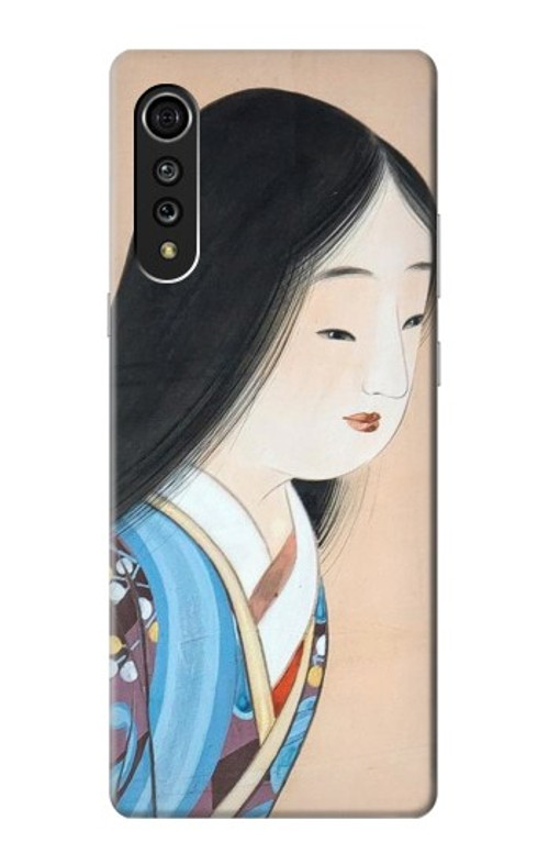 S3483 Japan Beauty Kimono Case Cover Custodia per LG Velvet