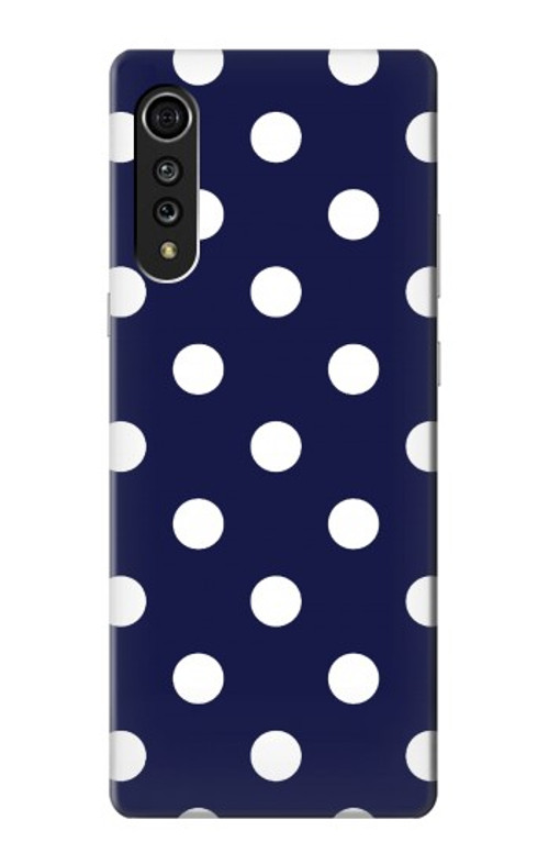 S3533 Blue Polka Dot Case Cover Custodia per LG Velvet
