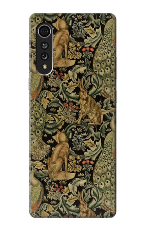 S3661 William Morris Forest Velvet Case Cover Custodia per LG Velvet