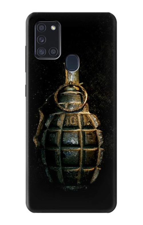 S0881 Hand Grenade Case Cover Custodia per Samsung Galaxy A21s