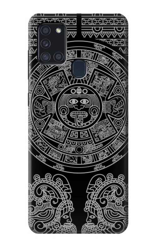 S1838 Mayan Pattern Case Cover Custodia per Samsung Galaxy A21s