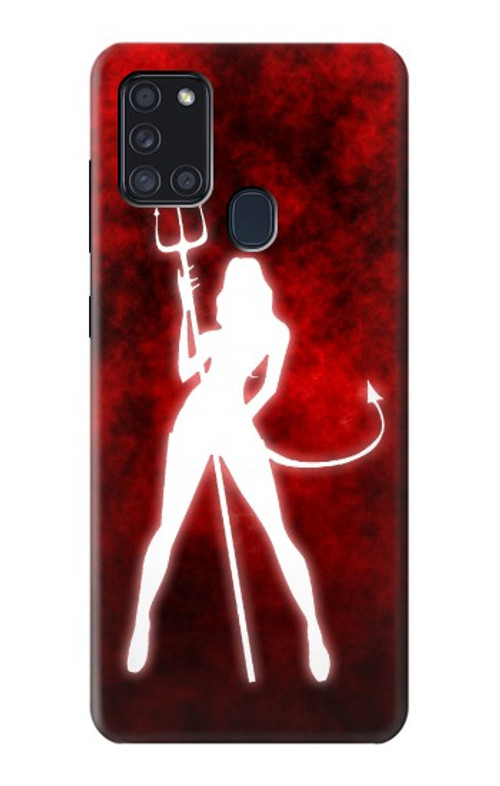 S2455 Sexy Devil Girl Case Cover Custodia per Samsung Galaxy A21s
