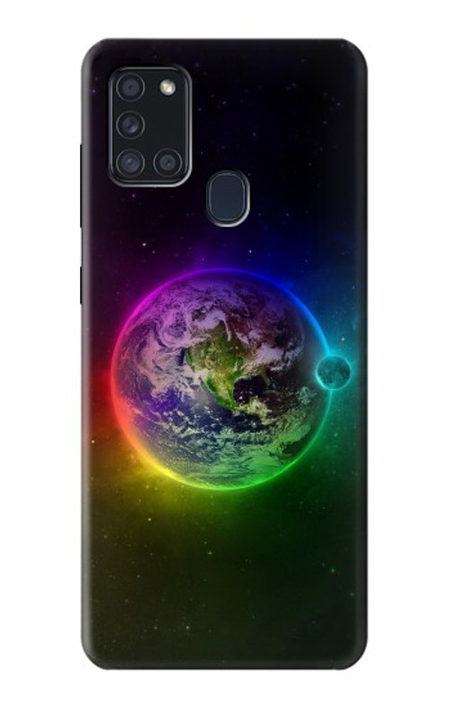 S2570 Colorful Planet Case Cover Custodia per Samsung Galaxy A21s