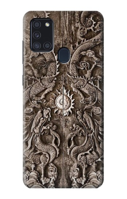 S3395 Dragon Door Case Cover Custodia per Samsung Galaxy A21s