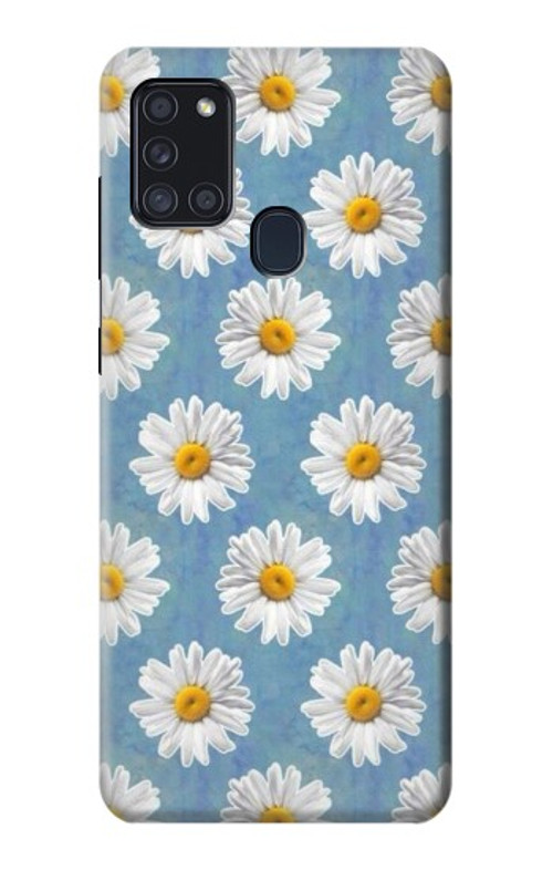 S3454 Floral Daisy Case Cover Custodia per Samsung Galaxy A21s