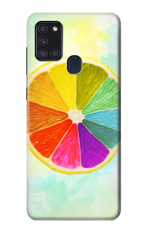 S3493 Colorful Lemon Case Cover Custodia per Samsung Galaxy A21s