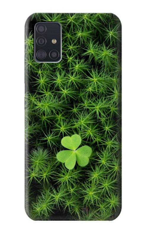 S0358 Clover Lucky Leaf Case Cover Custodia per Samsung Galaxy A51 5G