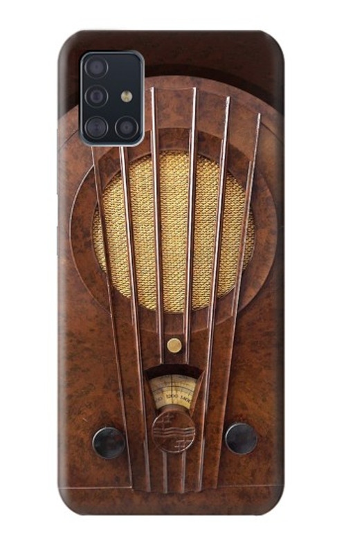 S2655 Vintage Bakelite Deco Radio Case Cover Custodia per Samsung Galaxy A51 5G