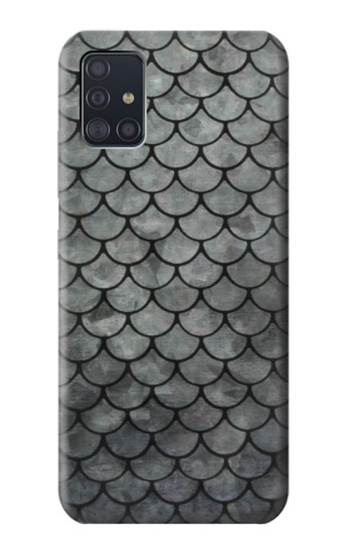 S2950 Silver Fish Scale Case Cover Custodia per Samsung Galaxy A51 5G