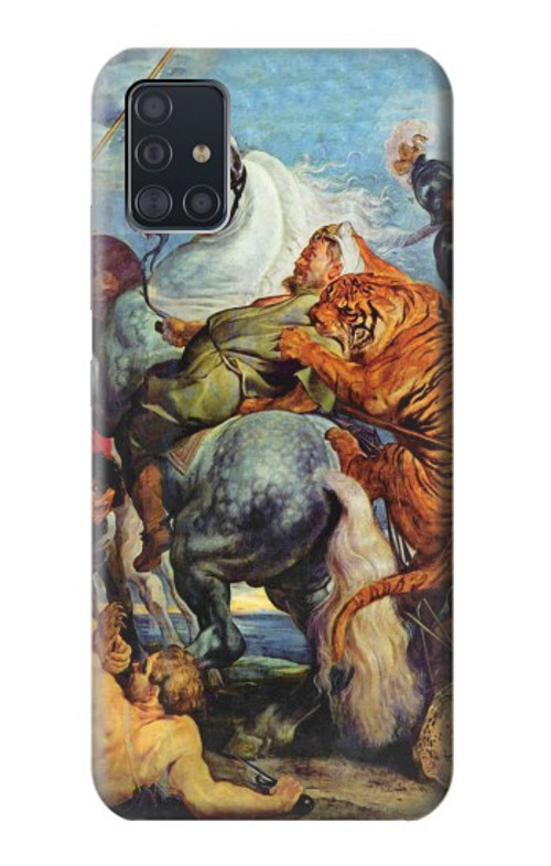 S3331 Peter Paul Rubens Tiger und Lowenjagd Case Cover Custodia per Samsung Galaxy A51 5G