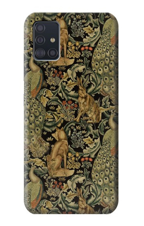 S3661 William Morris Forest Velvet Case Cover Custodia per Samsung Galaxy A51 5G