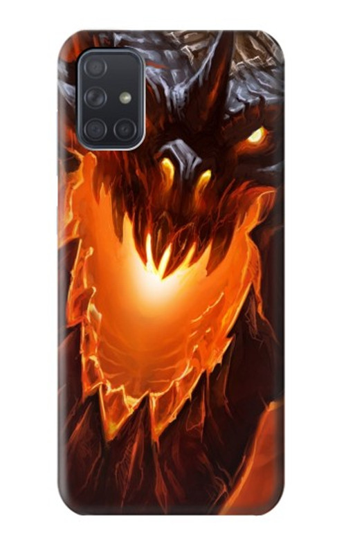 S0414 Fire Dragon Case Cover Custodia per Samsung Galaxy A71 5G
