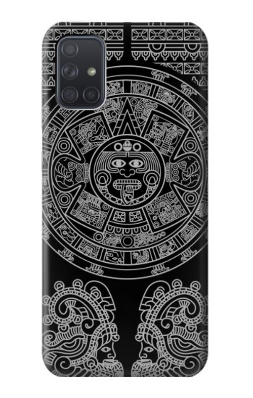 S1838 Mayan Pattern Case Cover Custodia per Samsung Galaxy A71 5G